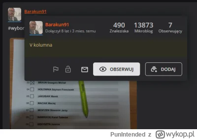 PunIntended - @Barakun91: Super sprawa, że sami się oznaczają :D