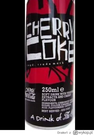 Drake1 - @Pan_Kielonek:

 To odpowiedz AI na pytanie "czy składniki coca cola cherry ...