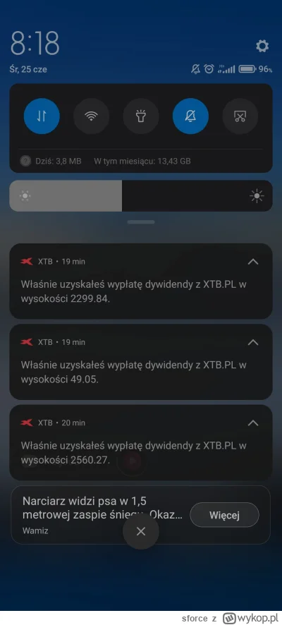 sforce - #gielda #xtb dziękuję panie Omar ( ͡° ʖ̯ ͡°)
