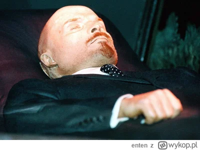 enten - Stan Lenina na 22.04.2024, godz. 8:49:
Nie żyje.

#polityka #rosja #wojna #zd...