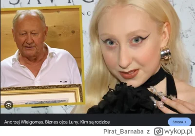 PiratBarnaba - @czlowiekzlisciemna_glowie: Te drobniaki pójdą na karierę córki.