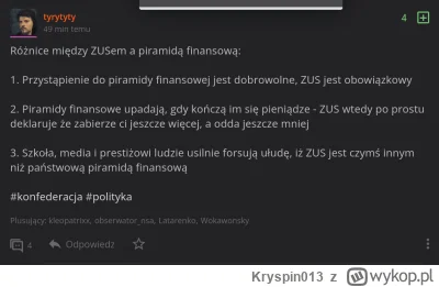 Kryspin013 - @tyrytyty: o dżizas, jak już żucacie takimi populizmami to ja też tak zr...