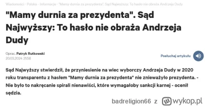 badreligion66 - #sejm #polityka Sąd tylko to potwierdził XD