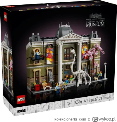kolekcjonerki_com - 1 grudnia zadebiutuje zestaw klocków LEGO Icons 10326 Muzeum Hist...