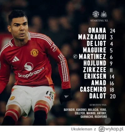 Ukuleleman - #united hojlund i zirkzee razem od pierwszych minut co oznacza dwa razy ...