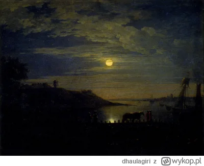 dhaulagiri - Jens Juel
Księżyc i miesiąc 

#sztuka #art #obrazy #malarstwo