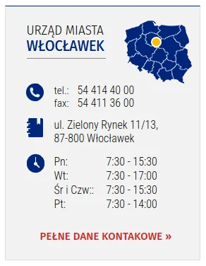 readme - LOL, UM włocławek przez większość dni pracuje do 15:30. Piątunio do 14:00. C...