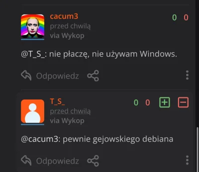 cacum3 - Witki mi opadły. Wykopek łączy system operacyjny z orientacją.
#pcmasterrace...