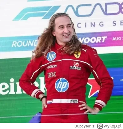 Dupcyfer - #codziennamayaweug #f1
Rzeczywiście podobna do Roberta.