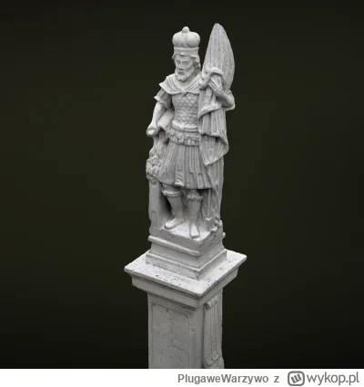 PlugaweWarzywo - Zobacz w 3D --> Figura św. Floriana na ul. Przemysłowej 21 w Pińczow...
