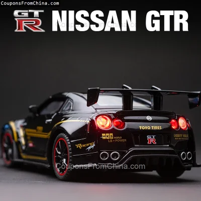 n____S - ❗ 1:32 NISSAN GTR GT-R R35 R34 Alloy Car Model
〽️ Cena: 12.52 USD
➡️ Sklep: ...