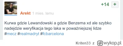 Kriten33 - Lewy został niestety zweryfikowany tak jak ekspert @Arekt przewidział.Król...