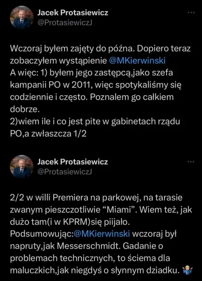falden - Pan Jacek potwierdził, że minister Kierwiński był wczoraj pod widocznym wpły...