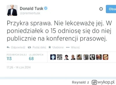 Reynald - @alezbozoweurwisko Jest już stanowisko  premiera na Twoje zadania ( ͡° ʖ̯ ͡...