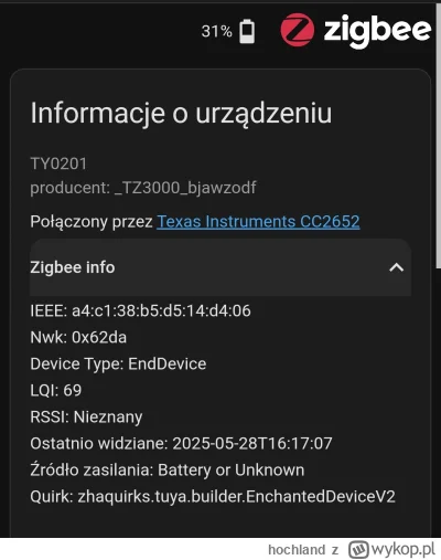 hochland - @mirekwirek ja mam chyba jakąś p------e marnej jakości.
Połączyłem jeszcze...