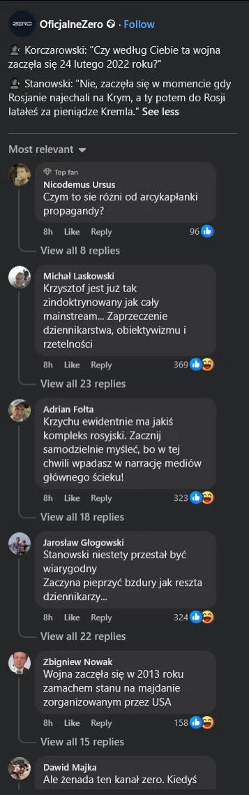 programista70k - Śmiesznie się patrzy jak #stanowski #kanalzero stał się zakładnikiem...