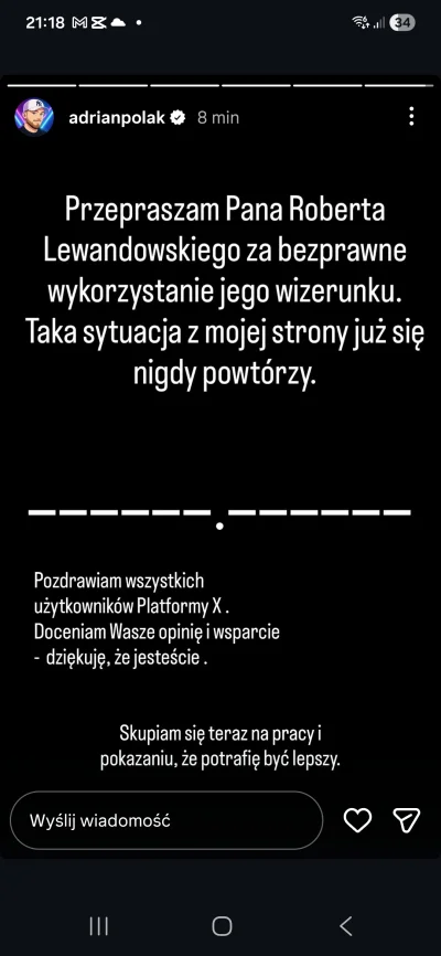 Odki - XD p0lak a wiesz że mam wiadomości w których pisałeś ze mnie r--------z jak mn...