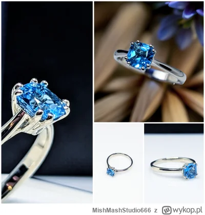 MishMashStudio666 - Hejo!
Dziś coś niebieskiego. Topaz+diamenty i białe złoto. Mam na...