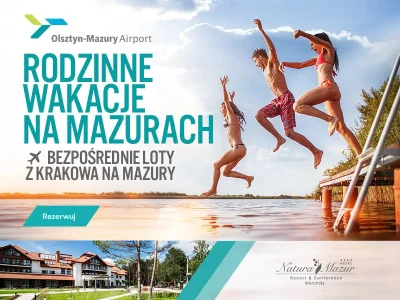 mazuryairport - Wakacje Twoich marzeń w zasięgu lotu. Z Krakowa do Natury Mazur czyli...