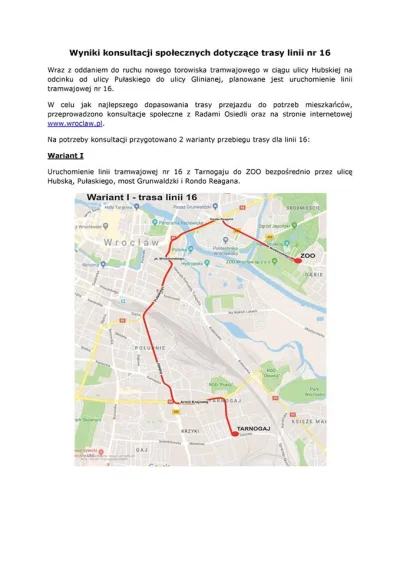 mroz3 - Po konsultacjach społecznych zdecydowano się na ten wariant trasy tramwaju nr...