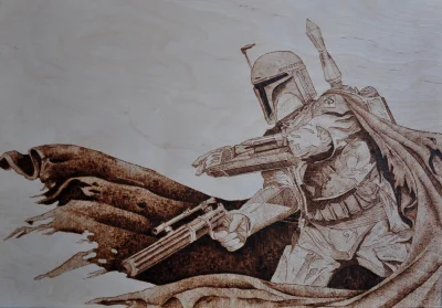 mar0uk - #pirografia #diy #rekodzielo #handmade #chwalesie 
#starwars #bobafett 
#m...