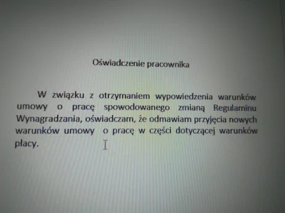 sanglier - Dodam tylko datę, oznaczę pracodawcę, podpiszę się i jestem wolny. Dobrze ...