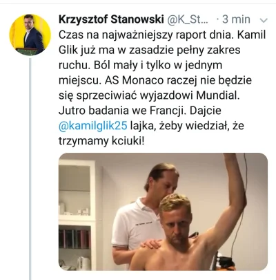 tomekwykopuje - Info dnia. Kamil Glik raczej pojedzie na mundial #mecz #pilkanozna #r...