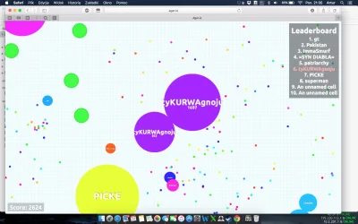 rolfik_r1 - Ej, Mirki, #owsiak gra w #agario i całkiem nieźle mu idzie
#pasta #pdk #...