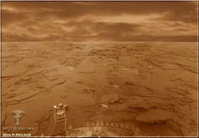 A.....1 - To nie jest powierzchnia Marsa.
To pierwsze kolorowe zdjęcie powierzchni p...