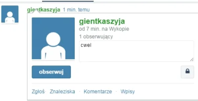 MichalPerez - @gientkaszyja: Dość szybko zasłużyłeś sobie by dołączyć do mojej elitar...