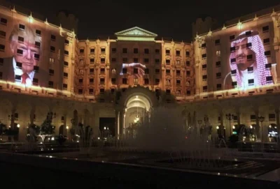 ilem - #ciekawostki #trump
Tak wyglądał w nocy hotel Trumpa w Arabii Saudyjskiej