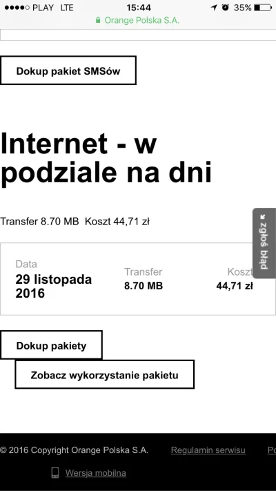 kolczan_prawilnosci - Mirki, mama doładowala konto za 50zl w #orange i zapomniała włą...