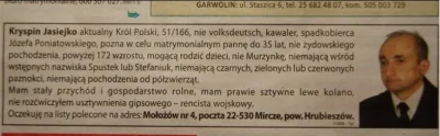 Roman1963PL - Król Polski do wzięcia, nie żaden folksdojcz podrabianiec.
SPOILER