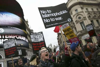 B.....p - Dziś w europejskich stolicach skoordynowana fala demonstracji przeciwko ras...