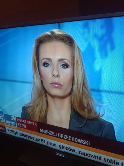vargemp - Co za dziunia w #polsat news? #ladnapani