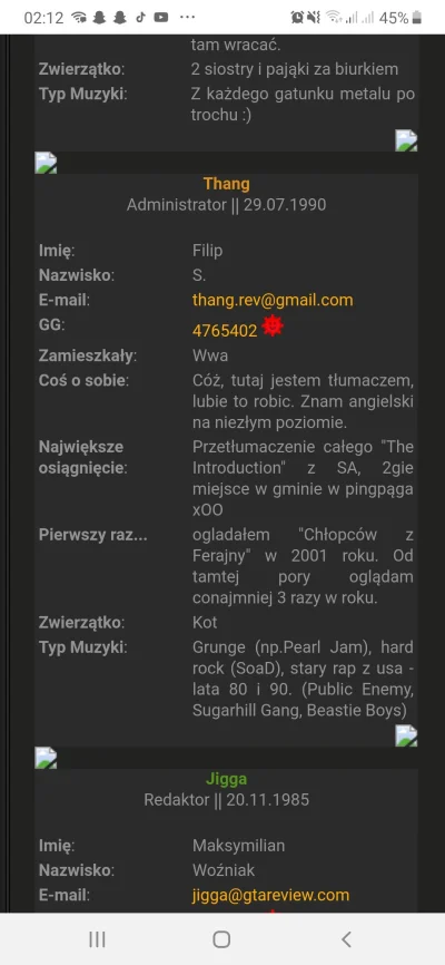 Kapciuch - Ogolnie kiedys widzialem ze ktos napisal ze taco byl na forum gtar.pl mam ...