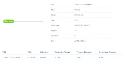 OddieTG - UWAGA:
kolejna perełka tego dealera: Volvo XC 90 7 os. 3.2 benz. automat 4...