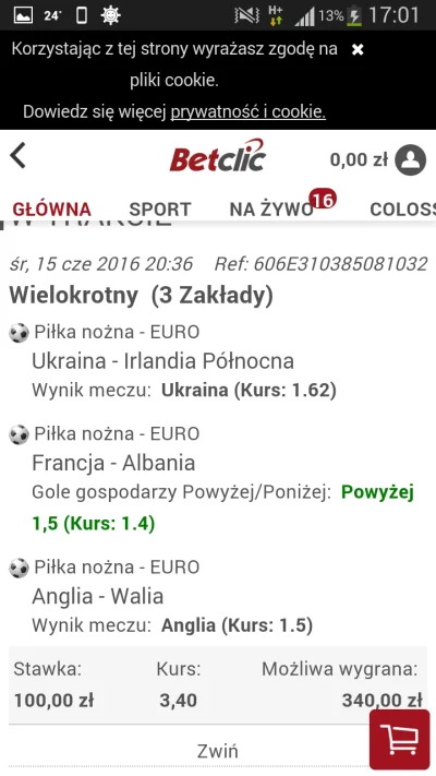 torunianin-17 - Już blisko ( ͡€ ͜ʖ ͡€) 

#mecz #bukmacherka