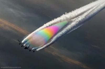 Chcesz_Pomarancze - Aktualne zdjęcie samolotu rozplajacego chemtrails zarażające homo...