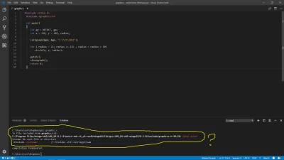 J.....L - #naukaprogramowania #jezykc #graphics.h plik nagłówkowy graphics.h umieszcz...