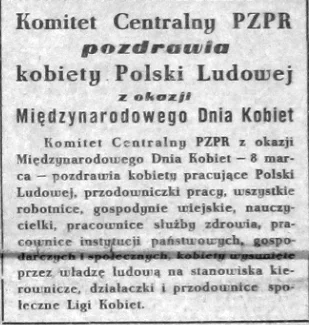 v.....a - Dziennik Bałtycki z 8.03.1950

"Kobieta pełnoprawnym obywatelem Związku R...