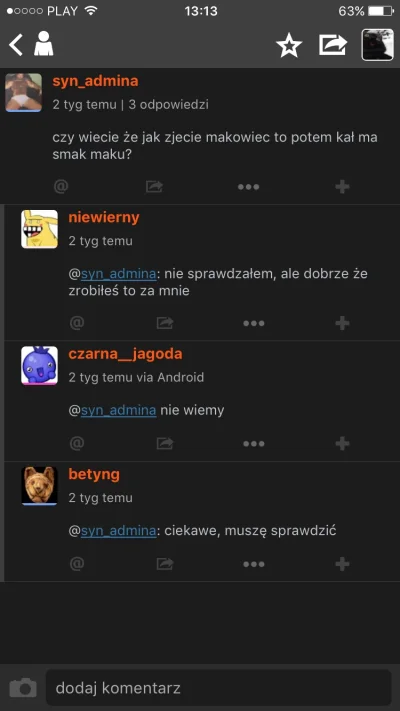 T.....r - @syn_admina: I ty chcesz dyskutować o głupocie? xD