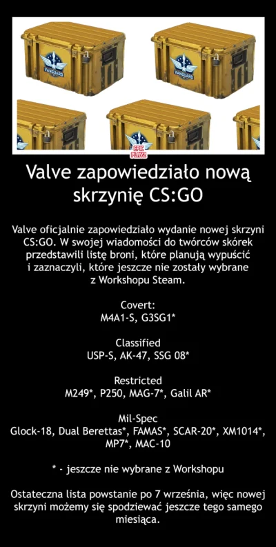 H.....k - będzie nowa skrzynka
#epicplayz 
#csgo