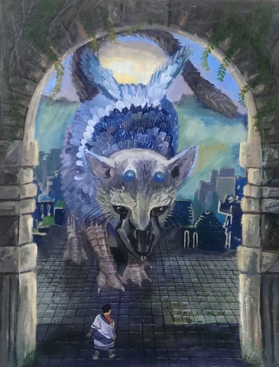 Jastrun - Dzisiaj skończone (｡◕‿‿◕｡) 

The Last Guardian

Akryl 50x70 , na sprzed...