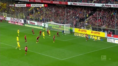 S.....T - Achraf Hakimi, Freiburg 1:[2] Borussia Dortmund
#mecz #golgif #bundesliga ...