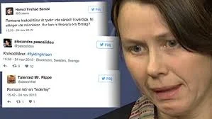 vakt - @sejsmita: wicepremier Åsa Romson plakala z powodu braku miejsc dla wszystkich...