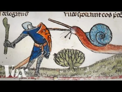 vytah - @wipok: Ślimaki były w ogóle popularne w średniowiecznych manuskryptach: