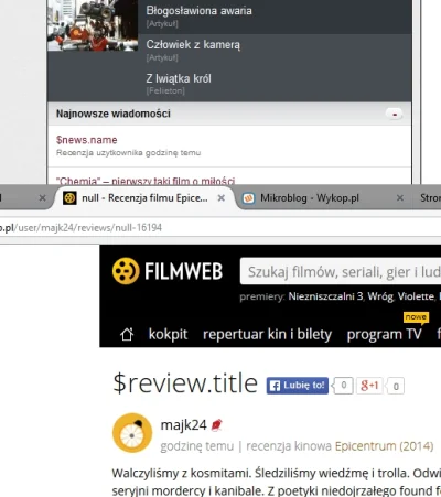 Szab - Chciałbym kiedyś poznać Filmwebowego #maciej'a :D



#webdev #maciejpsuje