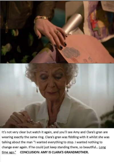 Wiadro - #doctorwho 

Babcia Clary to Amy.