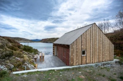 NuGuns - Renowacja XVII wiecznej przystani rybackiej w Norwegii. Bardzo skandynawsko ...
